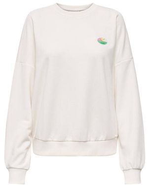 ONLY Sweat 15378311 Minna - Wit