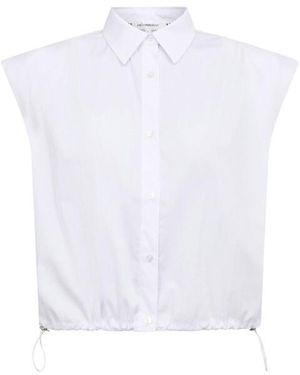 co'couture Blouse Zonder Mouw 500255 Elara - Wit