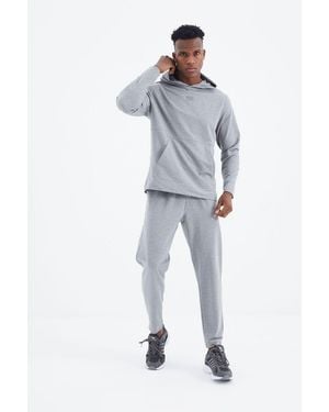 TOMMY LIFE Hooded Sweatshirt And Trousers Set - Blue