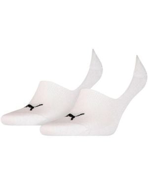 PUMA Footie Enkelsokken (Set Van 2) - Wit
