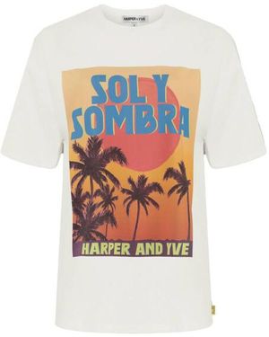 Harper & Yve T-Shirt Hs6Y305 Solysombr - Wit