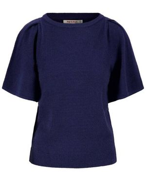 Zusss Top Korte Mouw 0305-0024 - Blauw