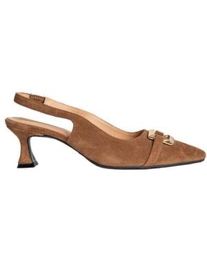 Babouche Pumps G-Eloise-2 - Bruin