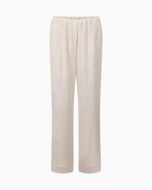 Another Label Natalie Plisse Pants - Naturel