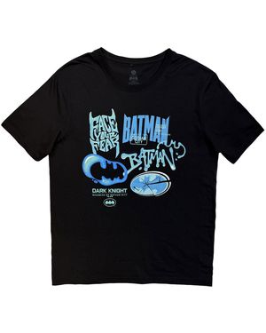 Dc Comics Adult Batman Face Your Fear T-Shirt - Black