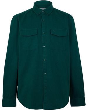 Original Penguin Normaal Overhemd (Bug Juni) - Groen