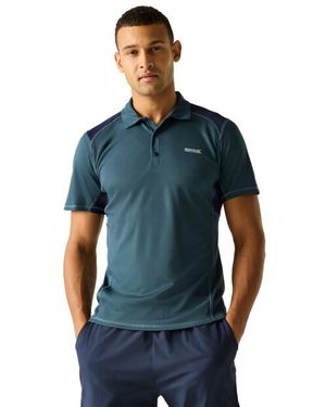 Regatta Virda Logo Poloshirt - Blauw