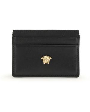 Versace Kalfsleer Bos Taurus Portemonnee - Zwart