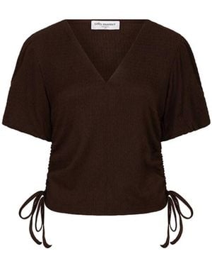 Lofty Manner Top Korte Mouw Rf13.1 Silly - Zwart