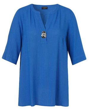 Via Appia Due Blouse Lange Mouw 2612955 - Blauw