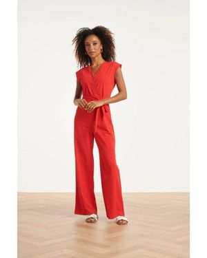 Smashed Lemon Elegante Jumpsuit - Rood
