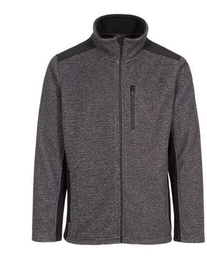Trespass Farantino Fleece Jacket Stripe) - Grey