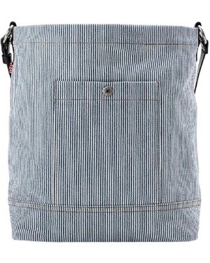 Levi's Levis Heritage-Tas Met Verticale Strepen (Grijze Streep) - Blauw