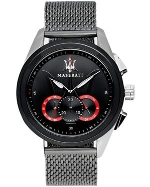 Maserati R8873612005 Traguardo Chronograph Dial Watch - Black