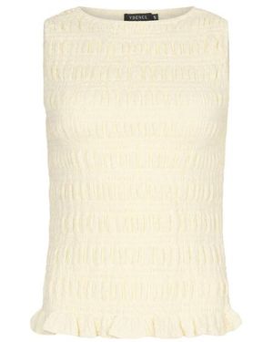 Ydence Top Zonder Mouw Hss2676 Diana - Naturel