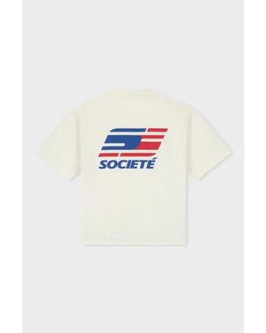 Equalite Hunter Boxy Tee Off - Wit