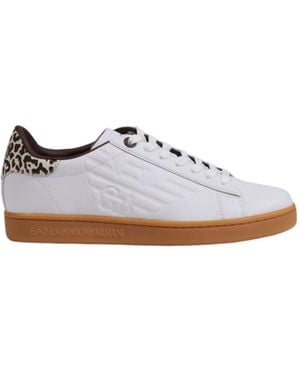 EA7 X8X053 Xk89Z Leren Sneakers - Wit