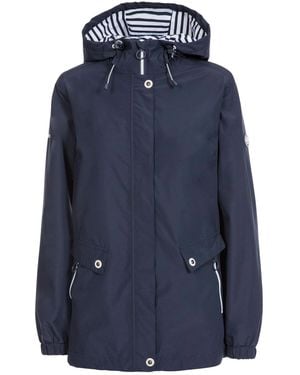 Trespass Ladies Flourish Waterproof Jacket - Blue