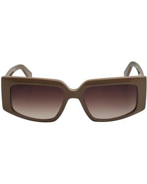 Liu Jo Rectangular Acetate Sunglasses Lj791S - Brown