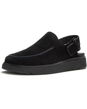 Fitflop Gen-Ff Suede Back-Strap Mules - Zwart