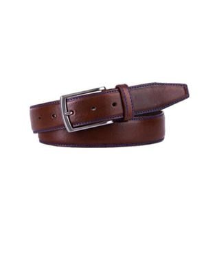 Michaelis Riem Leather Brushed Royalblue - Paars
