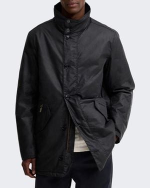 Barbour Modern Powell Gewaxte - Zwart
