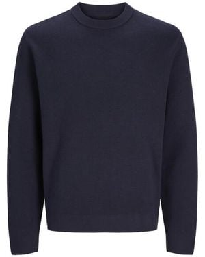 Jack & Jones Jprblamilano Stitch Knit Crew Neck Sn Licht - Blauw