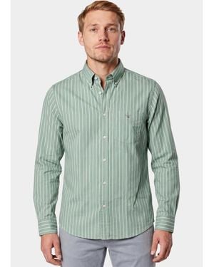 GANT Overhemd Klassiek Poplin Overhemd Met 3262031/308 - Groen