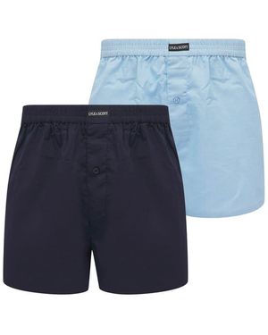 Lyle & Scott Boxershorts Voor (Set Van 2) /Peacoat) - Blauw