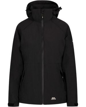 Trespass Ladies Tilbury Tp75 Waterproof Jacket - Black