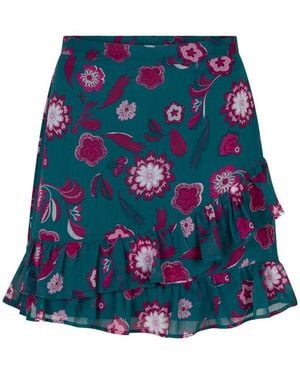 Lofty Manner Skirt Thirza Dessin - Blauw