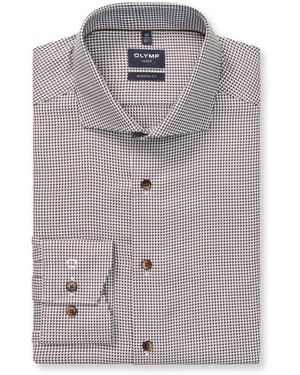 Olymp Luxor Modern Fit Dress Shirt - Grijs