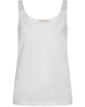 EsQualo Singlet Sp26-30010 - Wit