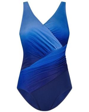 Ten Cate Swimsuit Soft Cup V-Neck Wedstrijd Badpak - Blauw