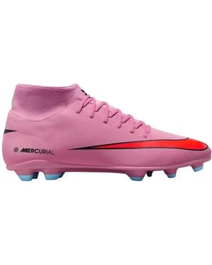 Nike Mercurial Superfly 10 Voetbalschoenen Voor Volwassenen, Voor Harde Ondergrond /Zwart) - Paars