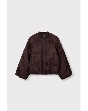 Alix The Label Nylon Jacket - Bruin