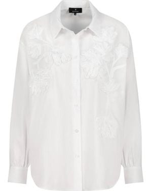 Monari Blouse Lange Mouw 410830 - Wit