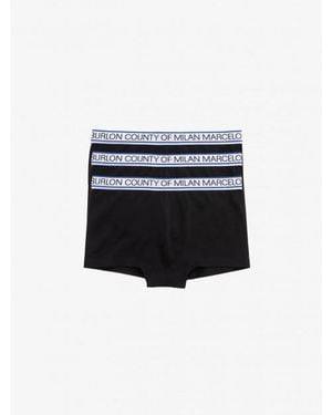 Marcelo Burlon County 3 Pack Boxershorts Low Rise Trunks - Zwart