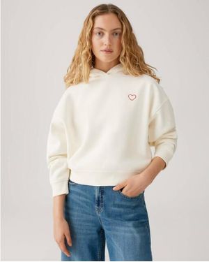 Opus Hoodie 1052244020106 - Wit