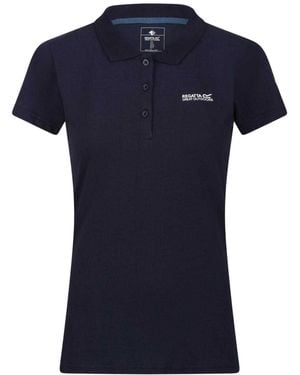 Regatta Poloshirt Met Kraag Voor (Marine) - Blauw