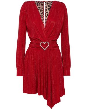 Philipp Plein Korte Jurk - Rood