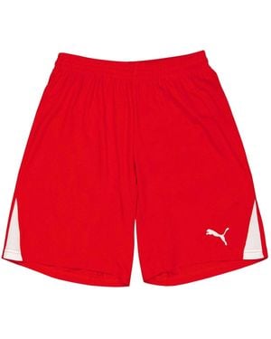 PUMA Voetbalshort Met Teamlogo Voor Kinderen - Rood