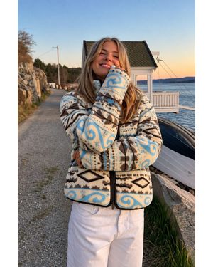 MixRay Sweatshirt Met Geometrisch Patroon En Ritskraag - Meerkleurig