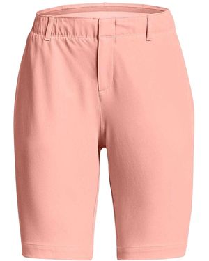 Under Armour Link Golf Shorts /Zilver) - Rood