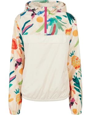 Urban Classics Jas Met Gemengde Print (Wit Zand) - Meerkleurig