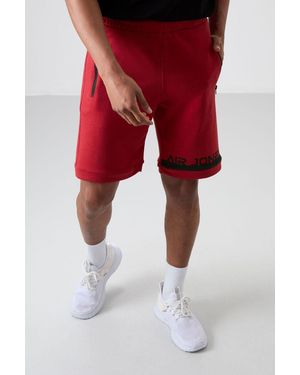 TOMMY LIFE Fleece Sweat Shorts - Red