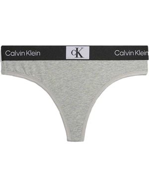 Calvin Klein Strings Van Biologisch Katoen Voor Gemêleerd Gemêleerd) - Grijs