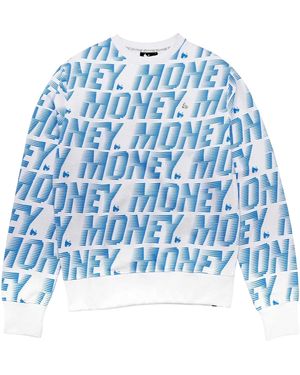 Money Volwassen Zoom Ape Sweatshirt Met Ronde Hals - Blauw
