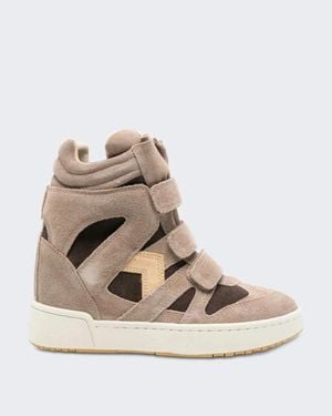 Isabel Marant Im3 Sneakers Met Kleurenblok - Naturel