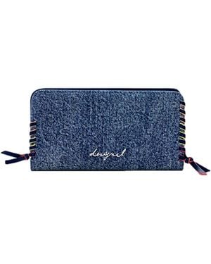 Desigual Portemonnee - Blauw